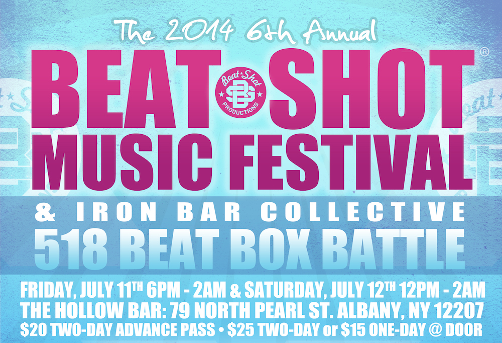 This weekend: 6th Annual Beat*Shot Music Festival