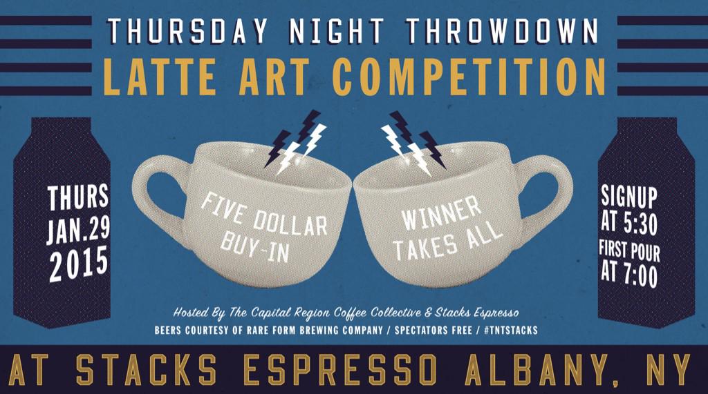 Tonight: Latte Art Competition at Stacks