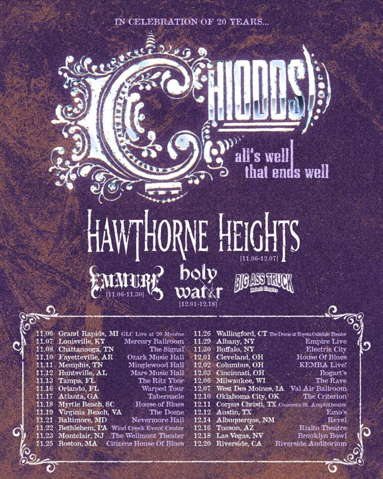 Chiodos, Hawthorne Heights, Emmure, Big Ass Truck at Empire Live Nov 29
